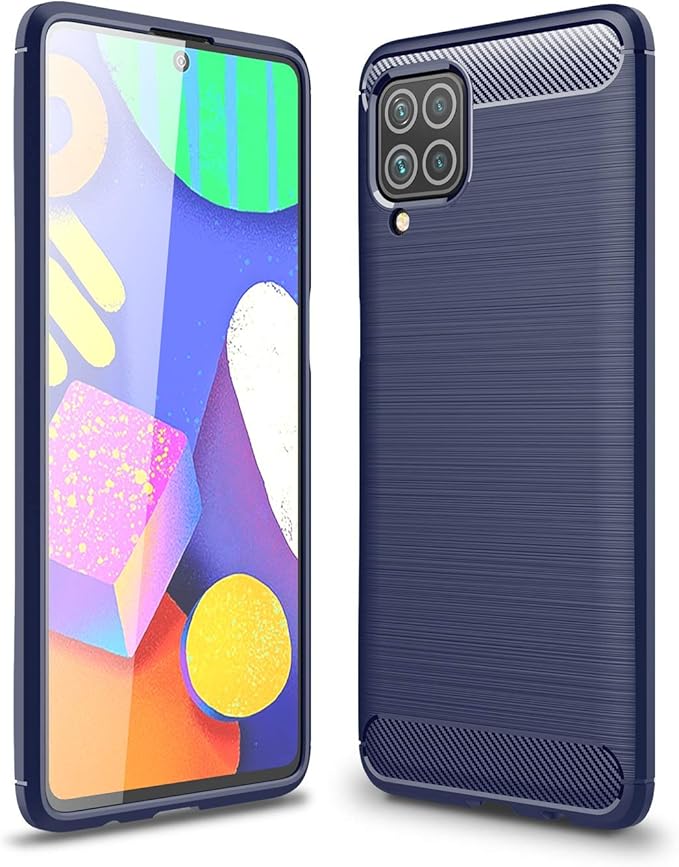 cruzerlite 碳纤维纹理设计外壳减震三星 galaxy m62 手机壳 galaxy f